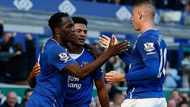
                <strong>FC Everton (Romelu Lukaku und Ross Barkley)</strong><br>
                FC Everton (England, 29 Tore in 16 Premier-League-Spielen): Romelu Lukaku (li., 12 Tore) + Ross Barkley (re., 6 Tore) = 62,1% der Treffer (18 Tore).
              