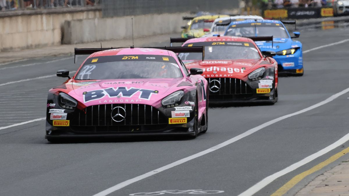 RECORD DATE NOT STATED 22 Lucas Auer (AUT), Mercedes-AMG GT3, Team: AMG-Team Landgraf (GER) vor 84 Tom Kalender (GER), Mercedes-AMG GT3, Team: Mercedes-AMG Team Landgraf (GER) GER, Motorsport, DTM ...
