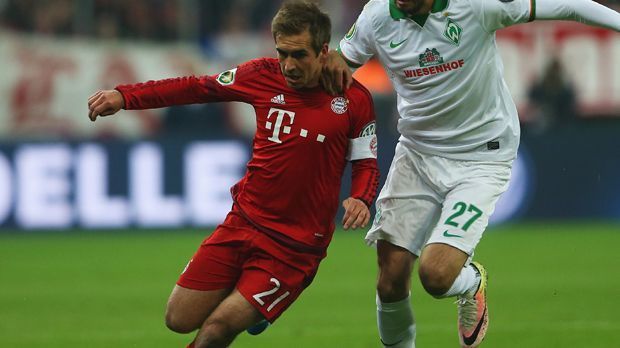 
                <strong>Philipp Lahm</strong><br>
                Philipp Lahm: In der 10. Minute mit Stockfehler, der einen Konter von Bremen einleitet. Junuzovic verpasst nur knapp. Ansonsten mit vielen gefährlichen Vorstößen und guten Pässen in die Spitze. ran-Note: 1,5
              