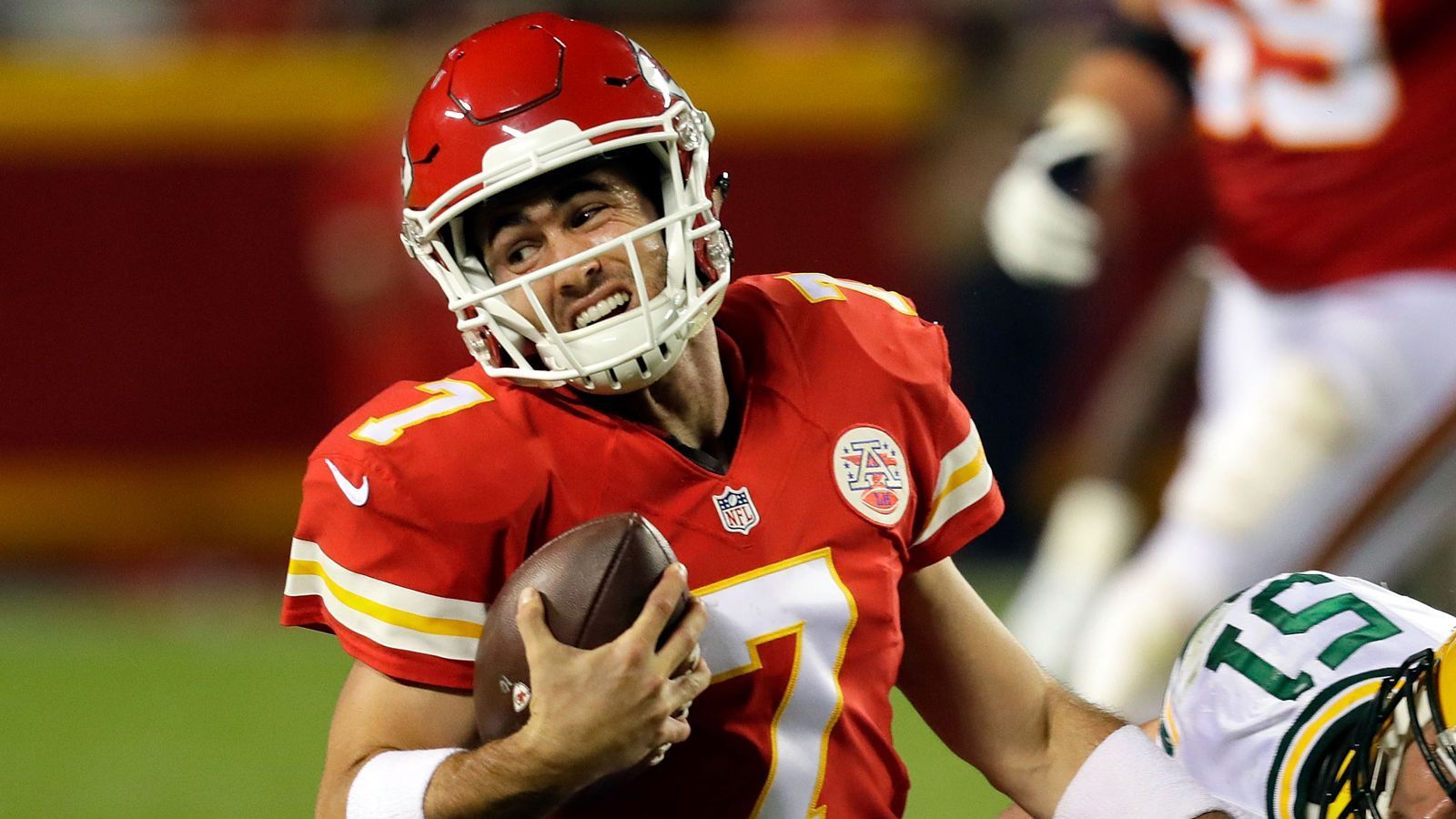 
                <strong>Aaron Murray (Atlanta Legends)</strong><br>
                Der Quarterterback galt nach seiner College-Karriere bei den Georgia Bulldogs als Geheimtipp im NFL-Draft 2014. Dort wählten ihn die Chiefs in der fünften Runde aus. Zu einem Einsatz in einem Regular-Season-Spiel kam der 28-Jährige aber nie. Bei den Eagles schaffte er es immerhin noch für eine Saison in den Practice Squad.
              