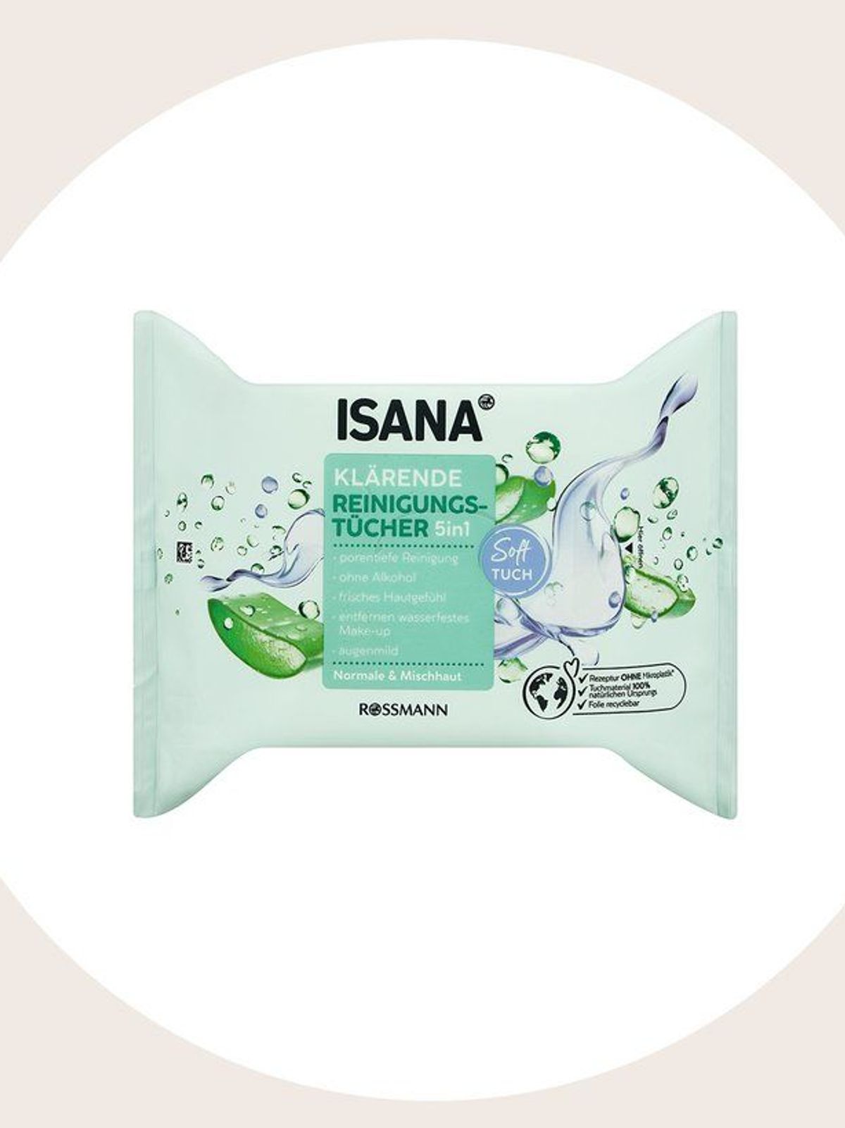 ISANA Klärende Reinigungstücher 5in1