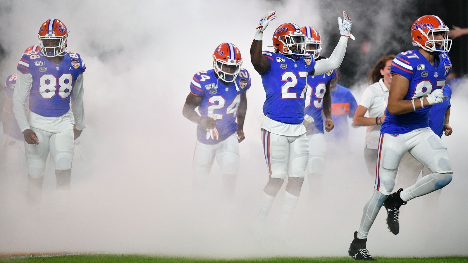 
                <strong>Florida Gators</strong><br>
                Gelegen in Gainesville im Sonnenstaat Florida, ist die University of Florida die drittgrößte Uni des Staates. Das Football-Programm gilt nicht erst seit Urban Meyers und Tim Tebows Championship-Sieg in 2008 zu einem der besten des Landes.
              