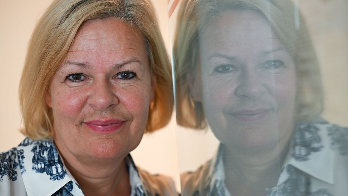 Ex-Bundesinnenministerin Nancy Faeser, nun Bundestagsabgeordnete