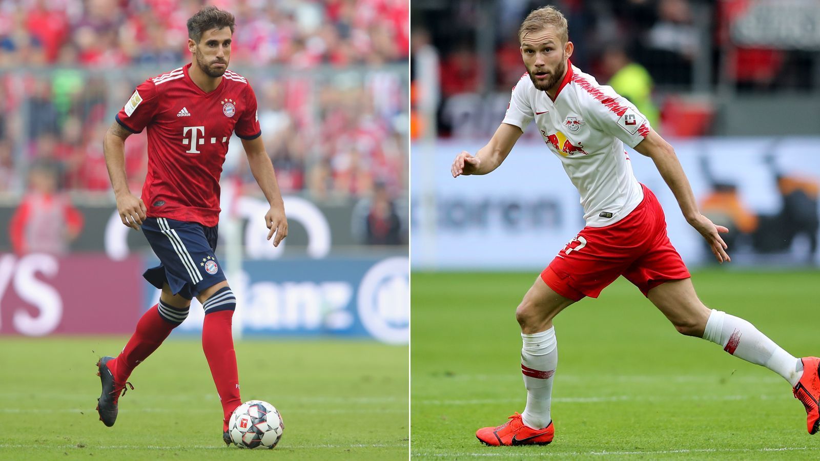 
                <strong>Javi Martinez vs. Konrad Laimer</strong><br>
                Javi Martinez dürfte wohl selbst nicht so genau wissen, was er von dieser Saison zu halten hat: Nur in zehn Ligaspielen stand er über 90 Minuten auf dem Platz. In den letzten drei Spielen im entscheidenden Meisterschaftskampf stand er wegen verschiedener Blessuren nicht im Kader. Für das Finale steht er wieder zur Verfügung, und dürfte wegen Leon Goretzkas Verletzung auch in der Startelf stehen. Auf der Gegenseite hat sich der 21-jährige Konrad Laimer in seinem zweiten Leipziger Jahr weiter in der Startelf etabliert. Er versteht sich aber vor allem als Zerstörer in der Zentrale. Laimer ist zwar im Dribbling durchaus stark, doch sein Passspiel lässt noch zu wünschen übrig. Gegen Routinier Javi Martinez, der schon alles gewonnen hat, reicht das nicht. Punkt Bayern: 3:3
              