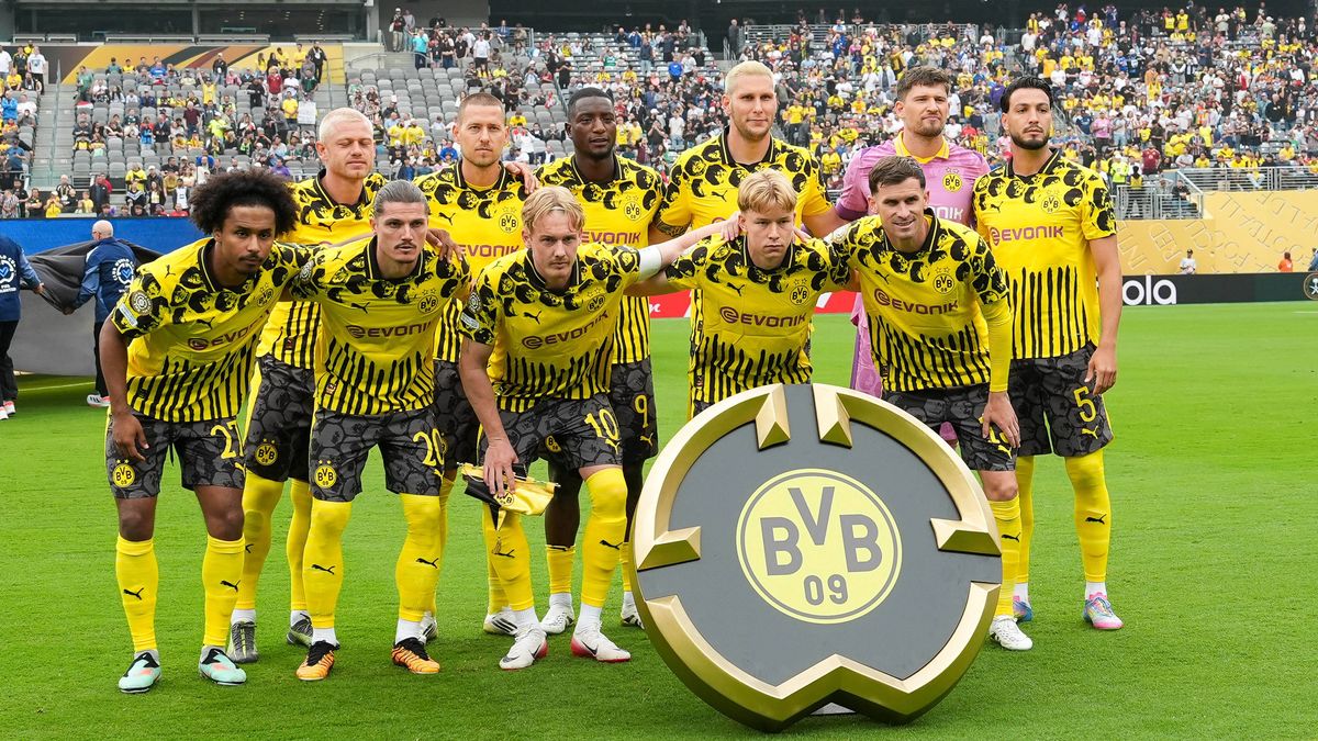 The Starting XI for Borussia Dortmund USA, Fluminense FC vs Borussia Dortmund, FIFA Club World Cup, Group F, 17.06.2025 USA, Fluminense FC vs Borussia Dortmund, FIFA Club World Cup, Group F, 17.06....