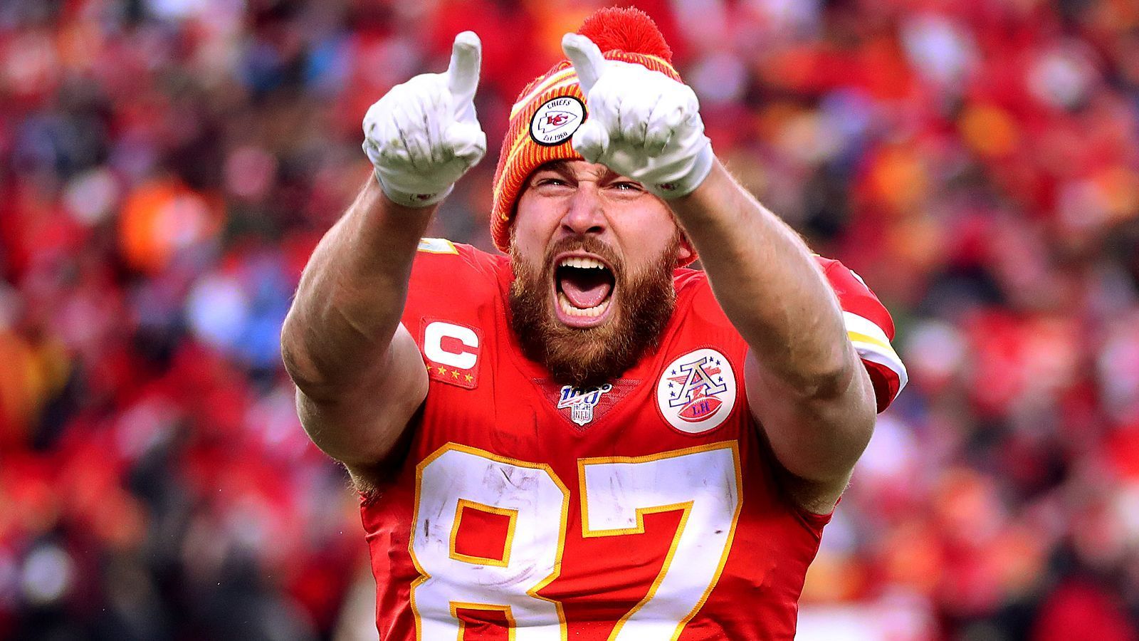 
                <strong>Travis Kelce</strong><br>
                Travis Michael Kelce (Tight End der Kansas City Chiefs)
              