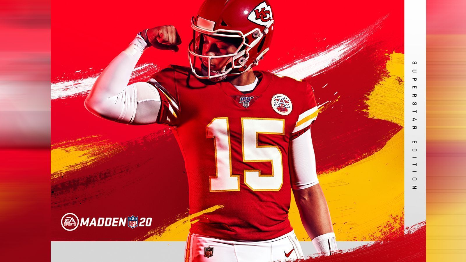 
                <strong>Madden NFL 20</strong><br>
                Madden NFL 20 - Cover-Spieler: Patrick Mahomes.
              