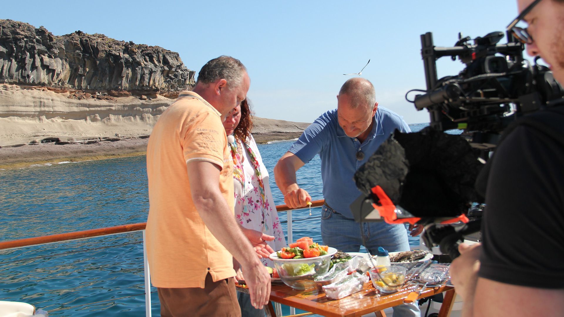 Dorade &amp; Melone vom Grill