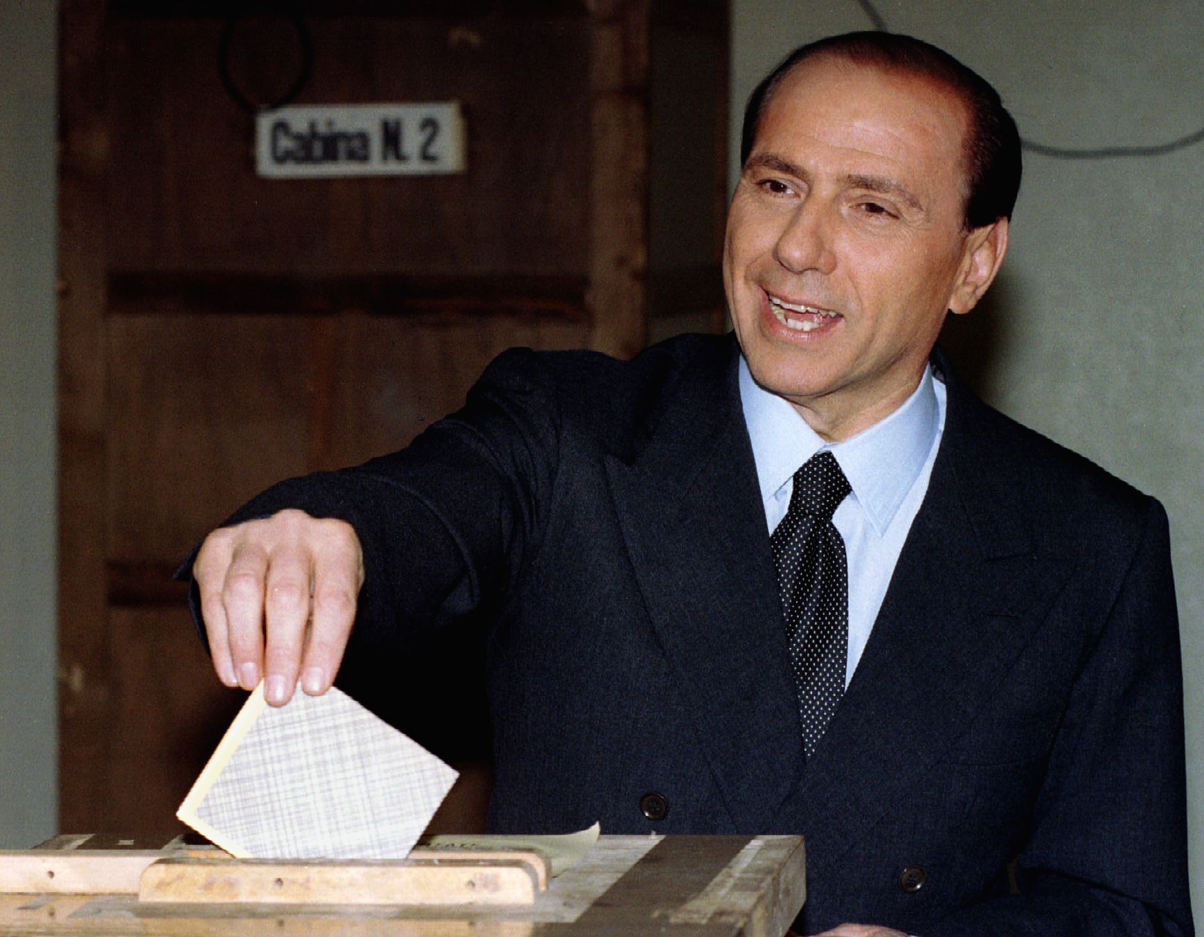 Silvio Berlusconi (29. September 1936 - 12. Juni 2023), früherer italienischer Ministerpräsident, Unternehmer und Milliardär