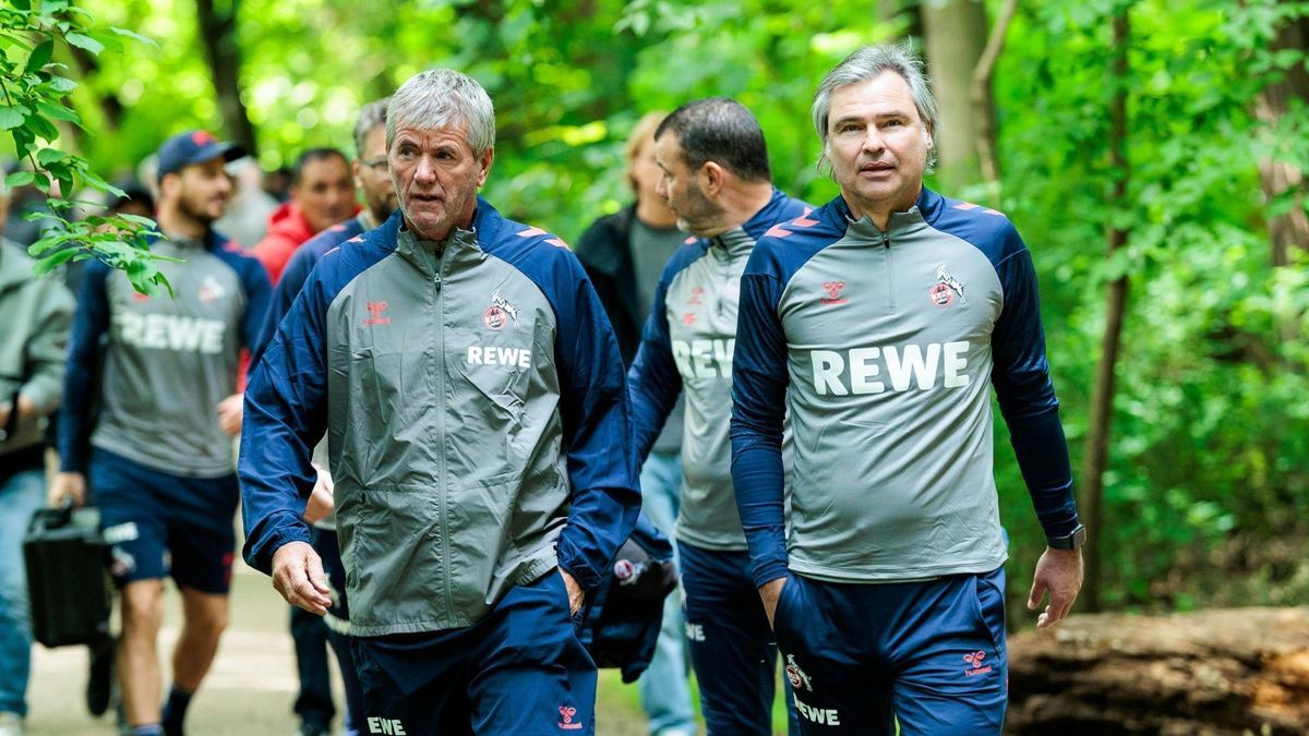 Aufbruchsstimmung beim FC: Friedhelm Funkel (l.)