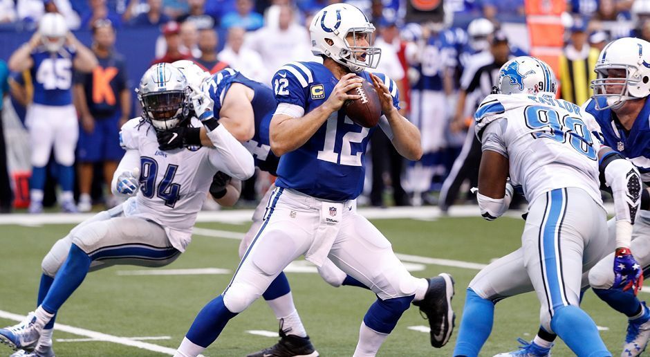 
                <strong>Andrew Luck</strong><br>
                Quarterback: Andrew Luck (Indianapolis Colts). 385 Yards, 4 Pass-Touchdowns, Two-Point-Conversion, kein Turnover
              