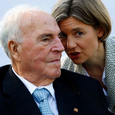 Helmut Kohl und seine Frau Maike Kohl-Richter