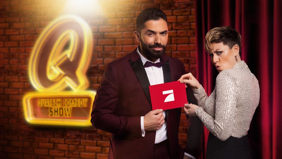 Die "Quatsch Comedy Show" mit Khalid Bounouar und Tahnee startet am Mittwoch.