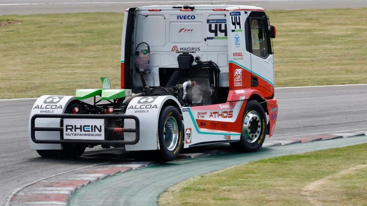 Die Trucks der FIA-Europameisterschaft bei ihrem DTM-Gastspiel in der Lausitz