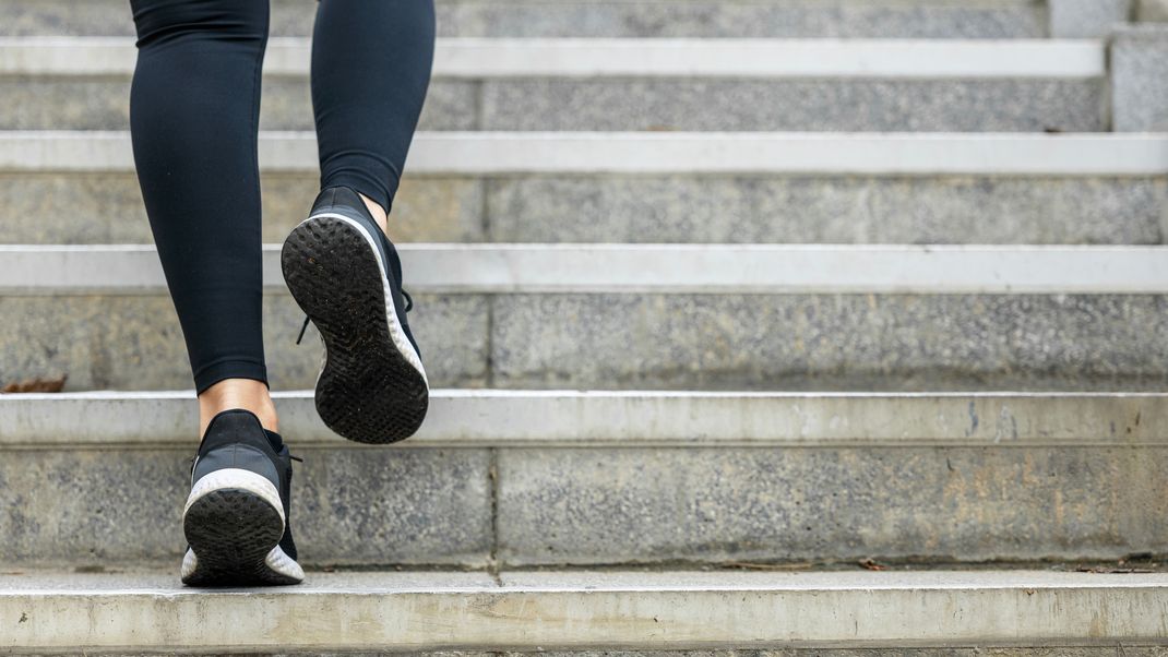 Ob auf dem Rückweg vom Einkaufen, in Momenten der Langeweile oder ganz gezielt beim Training: Eine Treppe ist der Feind aller Reiterhosen.