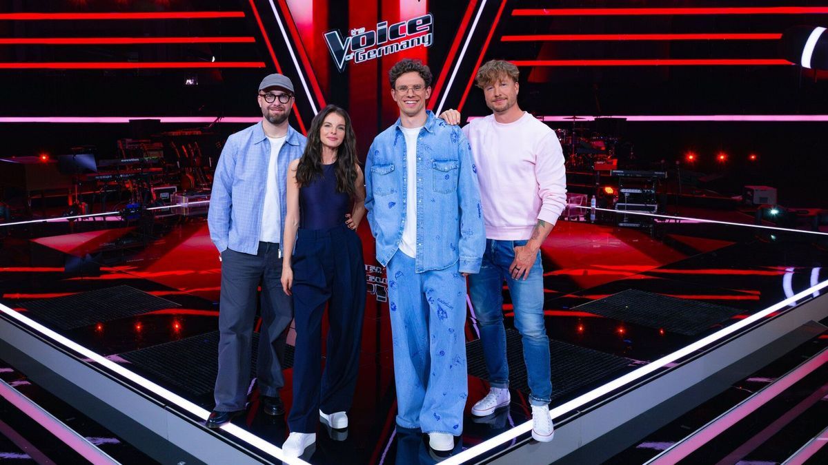 Die Coaches von "The Voice of Germany" 2024: Mark Forster, Yvonne Catterfeld, Kamrad und Samu Haber