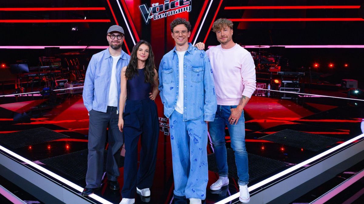 Die Coaches von "The Voice of Germany" 2024: Mark Forster, Yvonne Catterfeld, Kamrad und Samu Haber