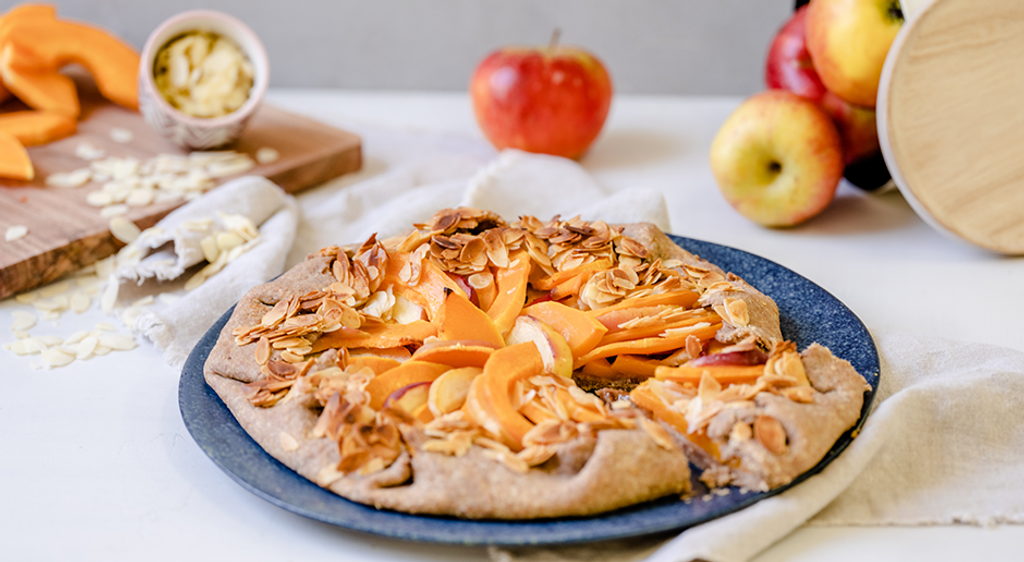 Kürbis-Apfel-Galette: Das Rezept