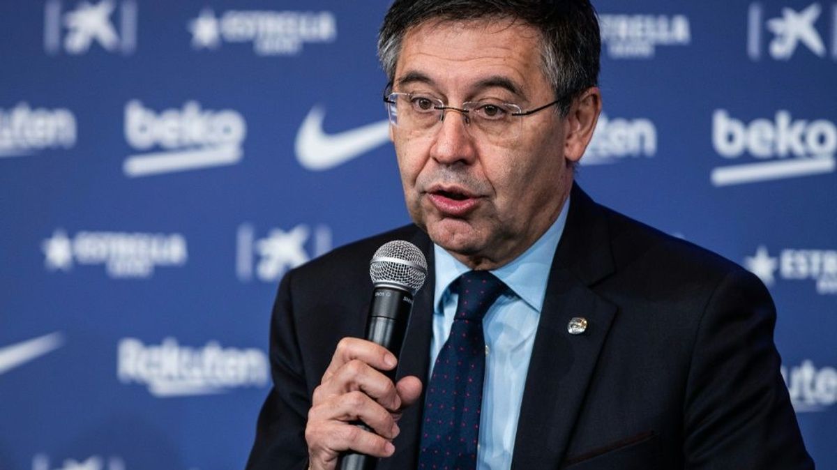 Präsident des FC Barcelonas Josep Bartomeu