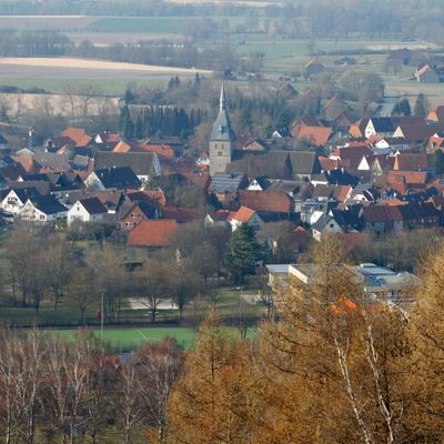 Small town nieheim into Kreis höxter