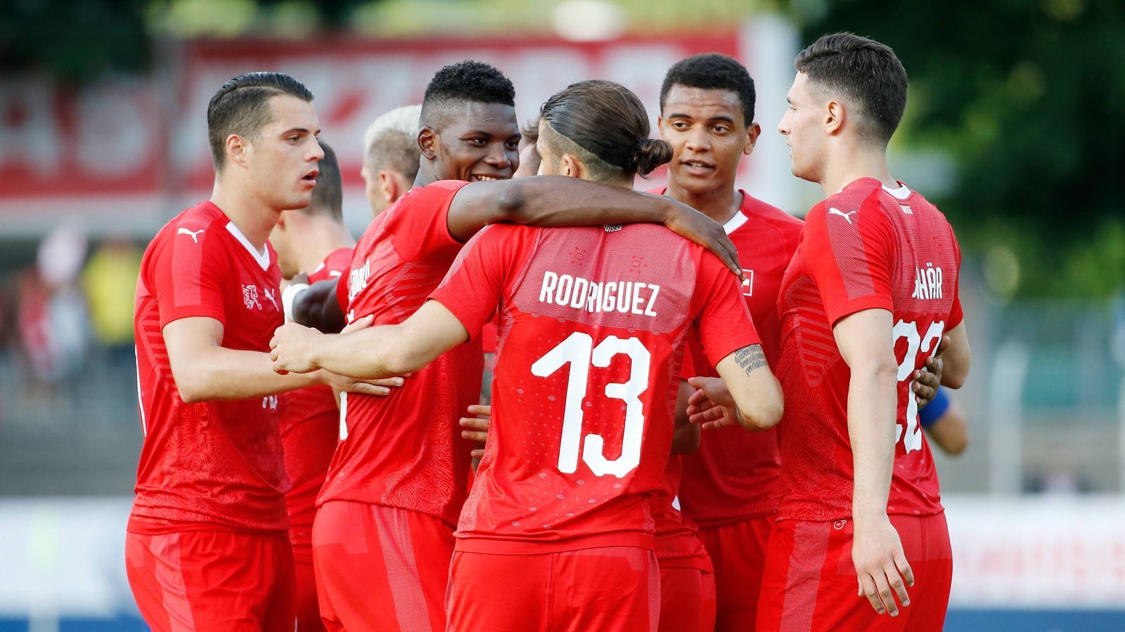 
                <strong>Platz 8 - Schweiz</strong><br>
                In der FIFA-Weltrangliste stehen die Eidgenossen auf Platz sechs und damit noch vor den WM-Favoriten Frankreich und Spanien. Gegen die Spanier holte die Schweiz auch kürzlich in ihrem vorletzten Testspiel ein 1:1. Danach wurde Japan glatt mit 2:0 bezwungen. In beiden Partien netzte der ehemalige Wolfsburger Ricardo Rodriguez ein, der die Defensive vor Keeper Yann Sommer zusammenhält. Die Schweiz reist mit zehn Bundesliga-Legionären an, die meisten von ihnen aber spielten keine herausragende Saison.
              