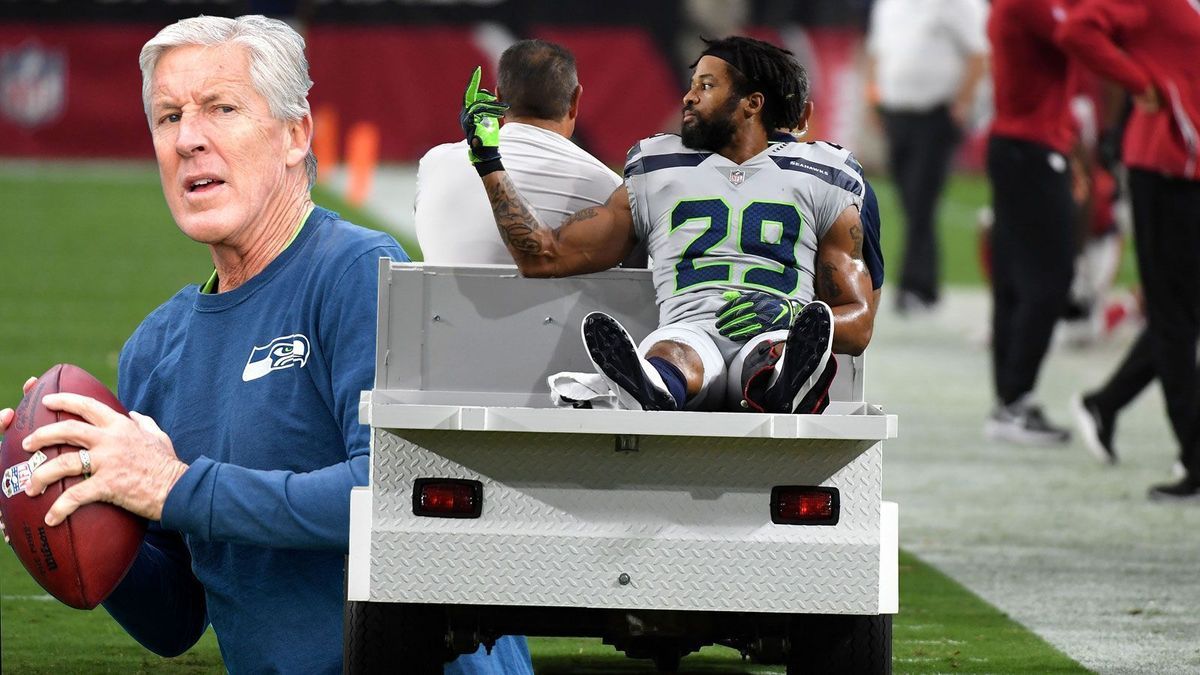 Earl Thomas und Pete Carroll