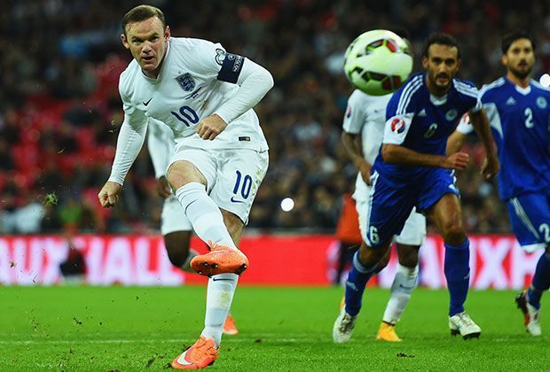 
                <strong>100 Spiele</strong><br>
                Gegen Slowenien wird Rooney am Samstag sein 100. Länderspiel absolvieren. Der aktuelle Kapitän der Nationalelf wird sicher auch weiterhin Erfolgsgarant sein. Vielleicht sogar bald als Rekordtorschütze, mit 43 Treffern fehlen ihm nur noch sechs Tore aus Sir Bobby Charlton.
              