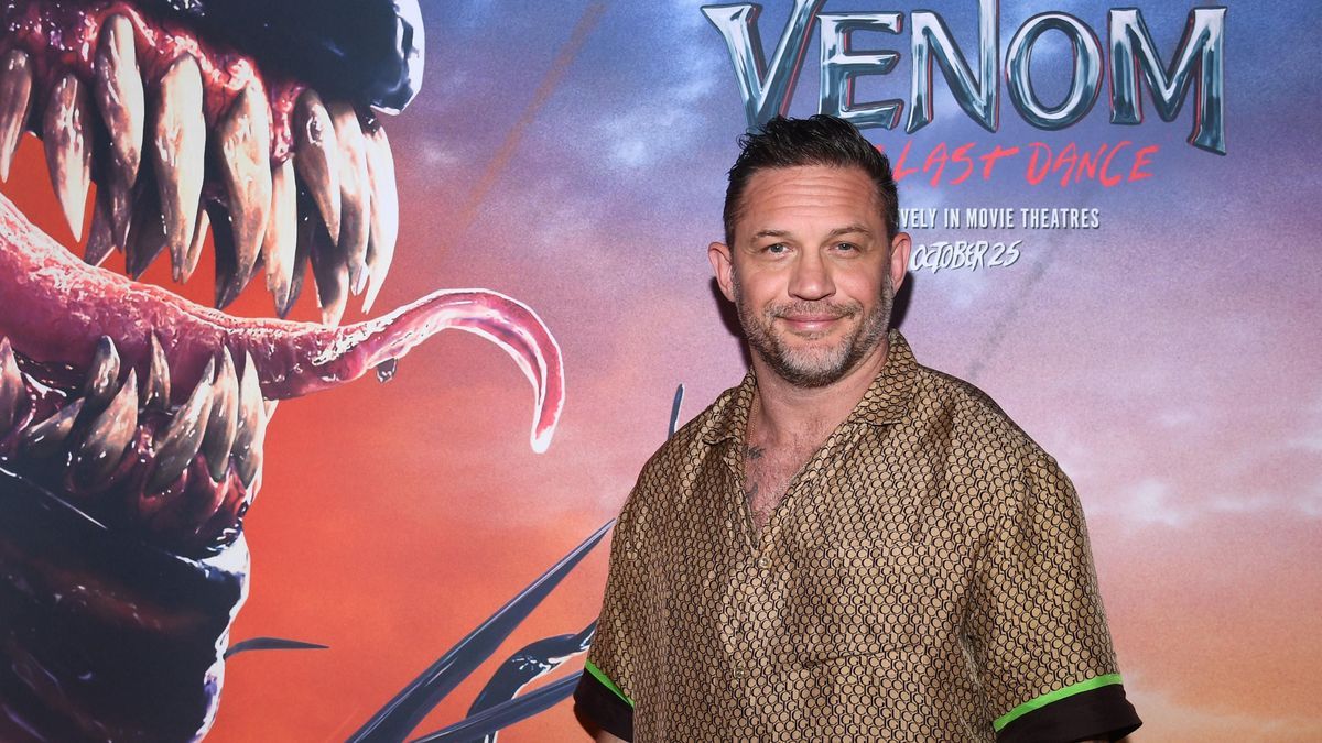 Schauspieler Tom Hardy auf der Premiere von "Venom: The Last Dance" in New York 489087578