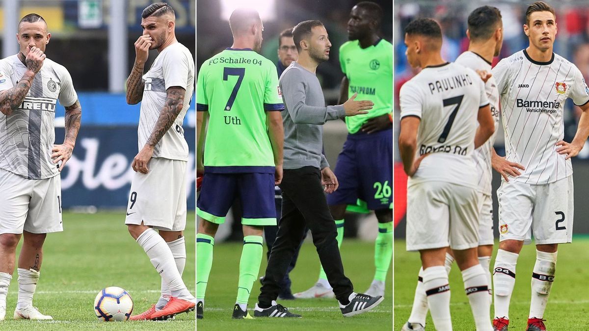 Inter, Schalke, Bayer und Co. - diese Topklubs legten einen Fehlstart hin