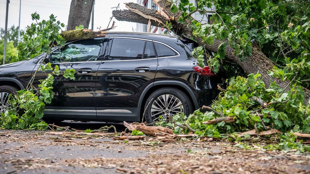 In Berlin kam es zu einem starken Unwetter.