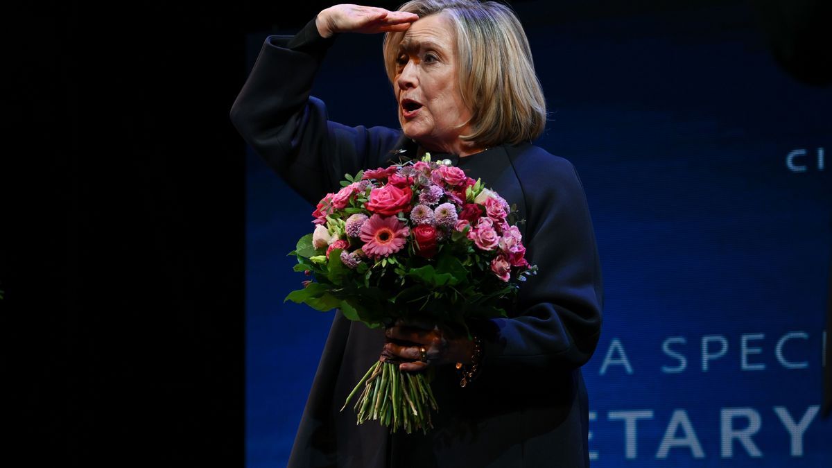 Hillary Clinton, ehemalige Außenministerin der USA, war der Star-Gast beim Cinema for Peace "Special Evening with Hillary Clinton" im Theater des Westens.