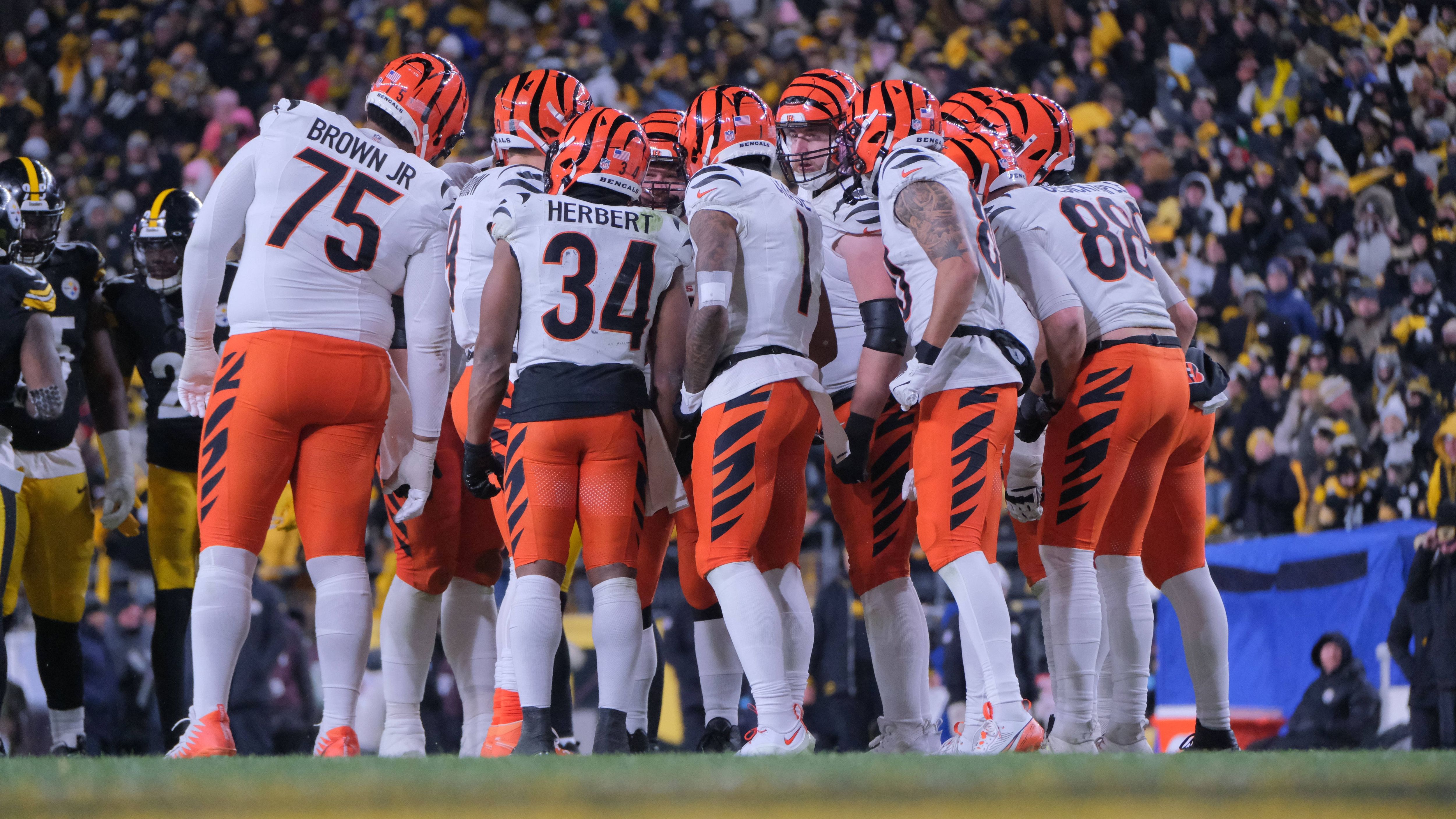 <strong>AFC North: Cincinnati Bengals</strong><br>Woche 1: at Browns<br>Woche 2: vs Jaguars<br>Woche 3: at Vikings<br>Woche 4: at Broncos (MNF)<br>Woche 5: vs. Lions<br>Woche 6: at Packers<br>Woche 7: vs. Steelers (TNF)<br>Woche 8: vs. Jets<br>Woche 9: vs. Bears<br>Woche 10: Bye<br>Woche 11: at Steelers<br>Woche 12: vs. Patriots<br>Woche 13: at Ravens (TNF)<br>Woche 14: at Bills<br>Woche 15: vs. Ravens<br>Woche 16: at Dolphins<br>Woche 17: vs. Cardinals (SNF)<br>Woche 18: vs. Browns