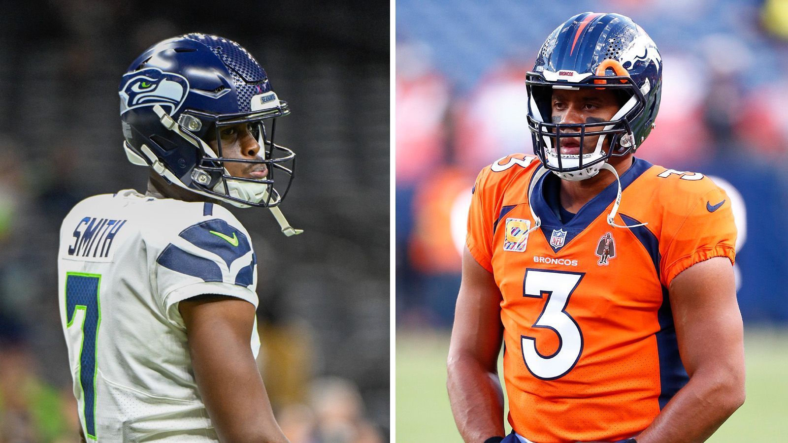 
                <strong>"BrOnCoS cOuNtRy - LeT's RiDe"</strong><br>
                Geno Smith in dieser Saison:&#x2022; 1,305 Passing Yards, 75,2 Prozent Completions, 9 TD, 2 INT, 113,2 Passer Rating, 1 Rushing TD<br>Russel Wilson in dieser Saison:&#x2022; 1,254 Passing Yards, 59,4 Prozent Completions, 4 TD, 3 INT, 82,8 Passer Rating, 1 Rushing TD<br>
              