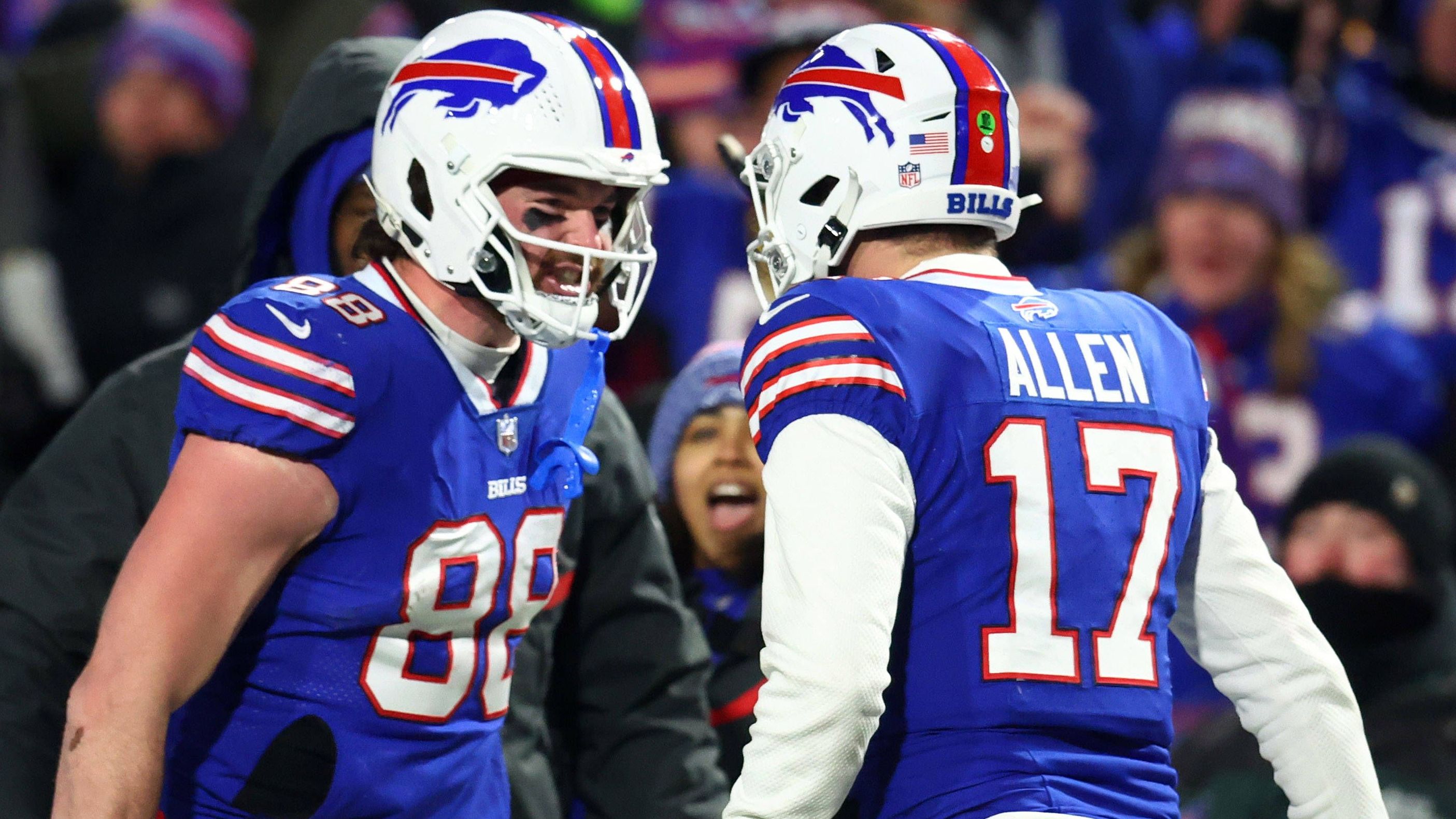 <strong>Platz 15 (geteilt): Buffalo Bills&nbsp;</strong><br>Playoff-Teilnahmen in Prozent: 35,94 Prozent<br>Anzahl der Playoff-Teilnahmen: 23<br>Gründungsjahr: 1960<br>Saisons: 64