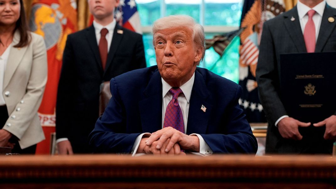 Der US-Präsident zeigt sich vor dem möglichen Ukraine-Treffen in Istanbul optimistisch. (Archivbild)