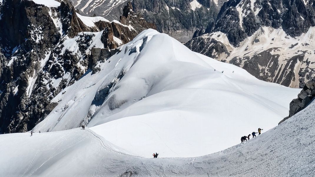 Am Montblanc ist ein deutsches Ehepaar ums Leben gekommen.