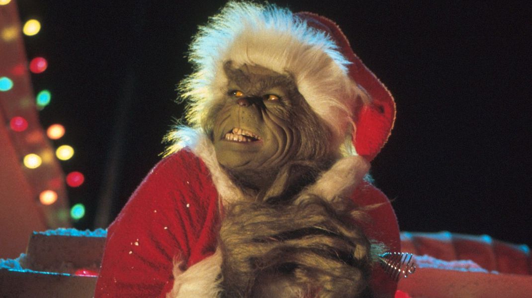 Jim Carrey verleiht dem Weihnachtsmuffel Grinch, wie immer, seinen ganz eigenen Charme.