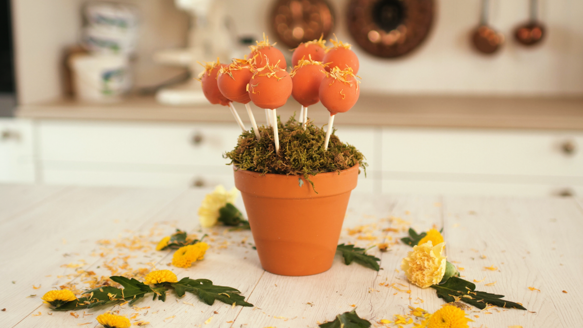 Ringelblumen Cake Pops