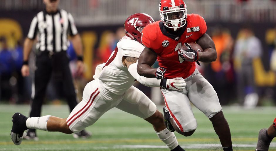 
                <strong>31. Pick - New England Patriots: RB Sony Michel</strong><br>
                Vierjahresvertrag über 9.698.868 US-Dollar, davon 5.133.722 US-Dollar Signing-Bonus
              