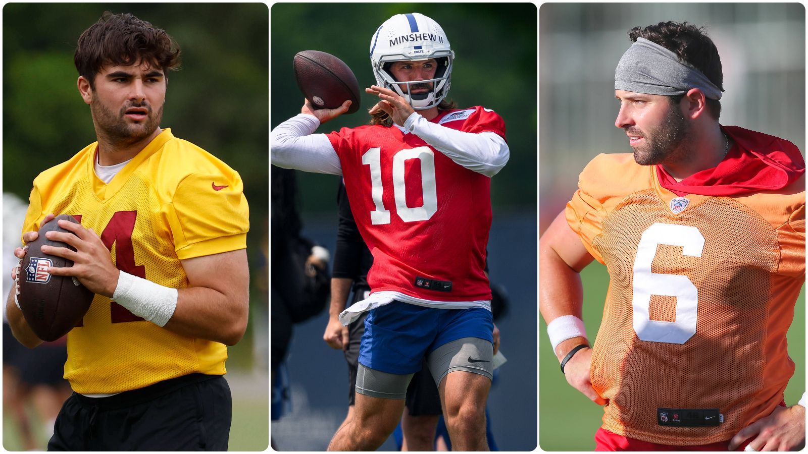 <strong>Quarterback-Duelle in den Training Camps<br></strong>Bei den meisten Teams steht der Starting Quarterback für die neue Saison bereits fest, in so manchem Training Camp wird aber noch um die Rolle als Nummer eins gekämpft. <strong><em>ran</em></strong> verschafft in der Galerie einen Überblick und wagt eine Prognose.<a href="https://www.ran.de/sports/american-football/nfl/news/preseason-live-vier-spiele-football-ranfootball-315001"> Einige Preseason-Spiele könnt ihr live bei ran.de und Joyn im Stream sehen.</a>