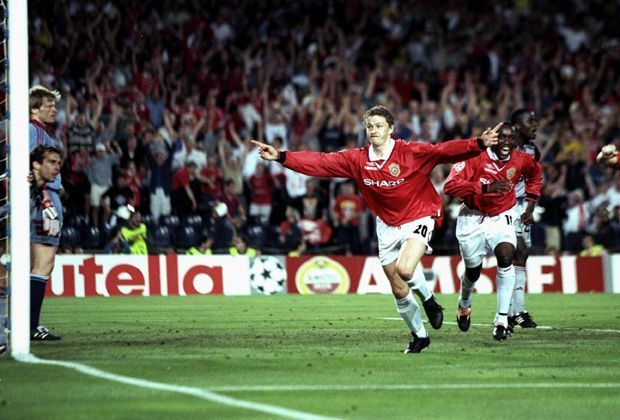 
                <strong>Champions-League-Finale 1999 - Ole Gunnar Solskjær</strong><br>
                Nur zwei Minuten später machte Ole Gunnar Solskjær mit dem 2:1 das Wunder perfekt. Auch er war erst rund zehn Minuten zuvor eingewechselt worden.
              