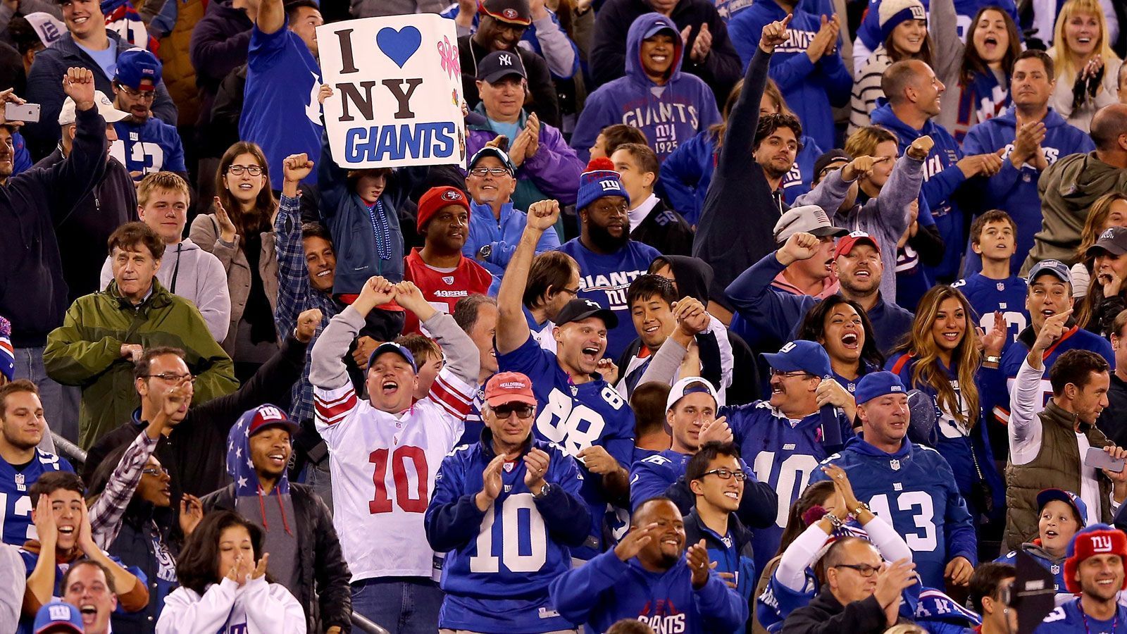 
                <strong>11. Platz: New York Giants</strong><br>
                Stadion: MetLife Stadium (Kapazität: 82.500) -Fan-Kosten: 586,22 US-Dollar
              