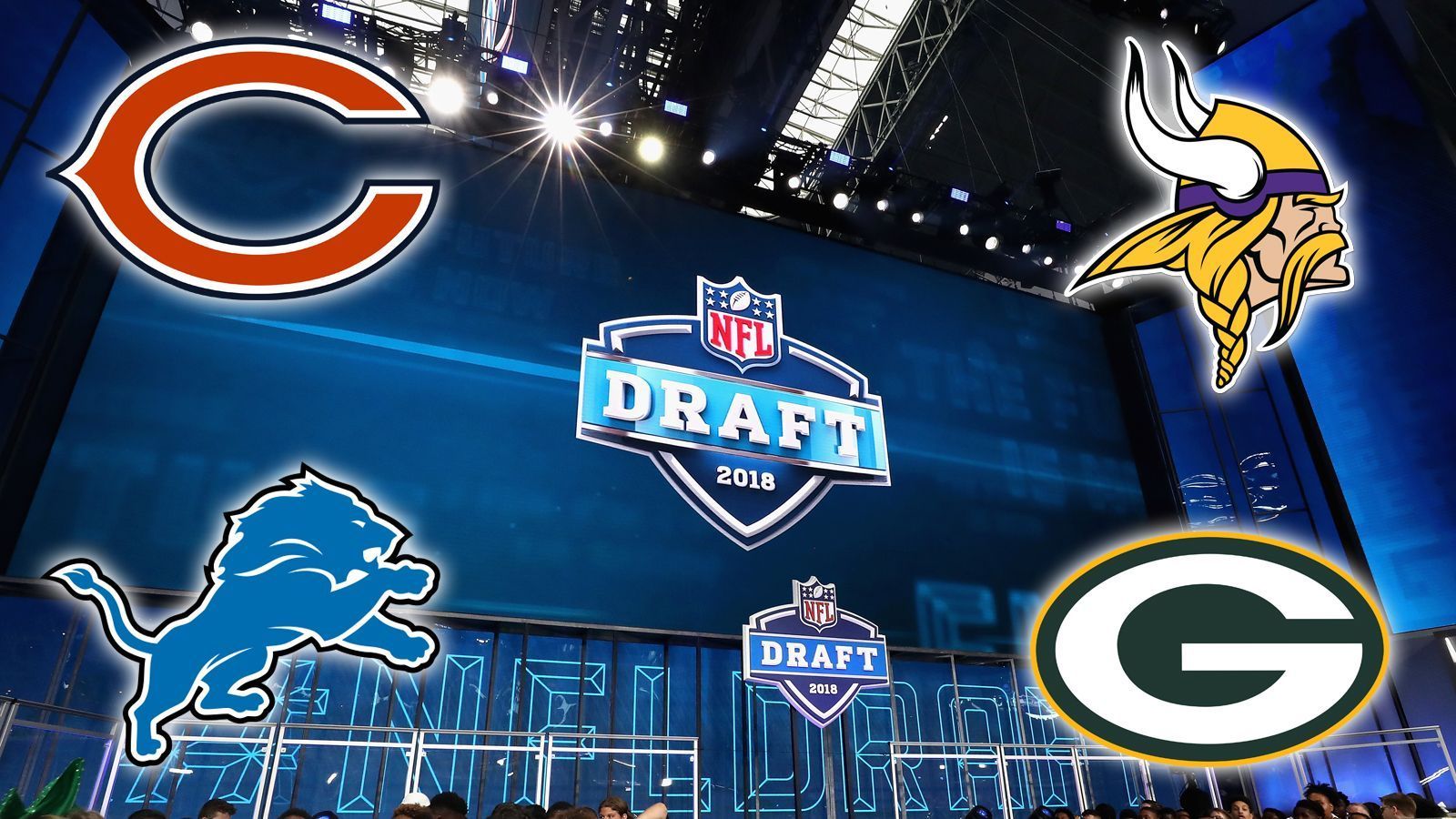 
                <strong>Die Draft Needs der vier Teams aus der NFC North</strong><br>
                Der NFL Draft steigt 2019 erstmals in Nashville, der Heimat der Tennessee Titans. Vom 25. bis zum 27. April dürfen sich die 32 Klubs bei den größten Talenten des Jahrgangs bedienen (in der Nacht vom 25. auf den 26. April ab 1:50 Uhr live auf ProSieben MAXX und im Livstream auf ran.de). Vorher zeigt ran.de, welche Baustellen die Franchises zu stopfen haben. Diesmal geht es um die NFC North.
              