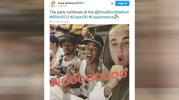 
                <strong>Hamilton, Neymar und Bieber</strong><br>
                … seinen anderen Freunden. Gemeinsam mit Lewis Hamilton und Justin Bieber verfolgte er das 0:0 der Brasilianer.
              
