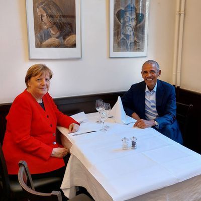 Merkel und Obama treffen sich in Berlin.