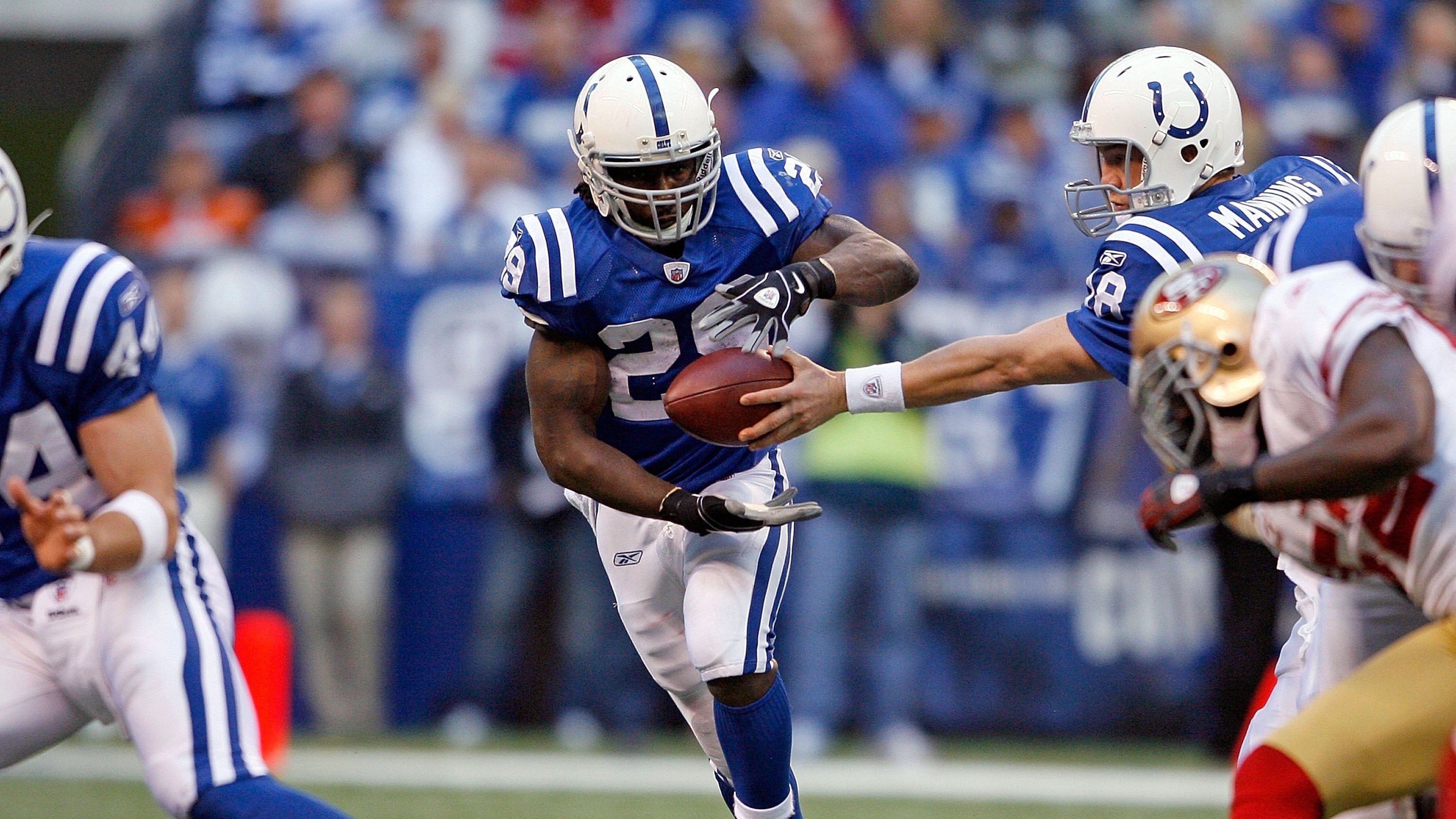<strong>Joseph Addai (Indianapolis Colts)</strong><br>Position: Running Back<br>Jahr: 2009<br>Gegner: San Francisco 49ers