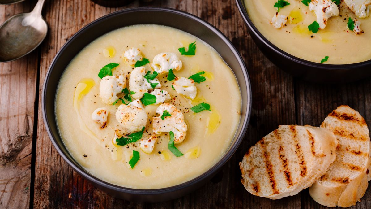 Vegane Blumenkohlsuppe