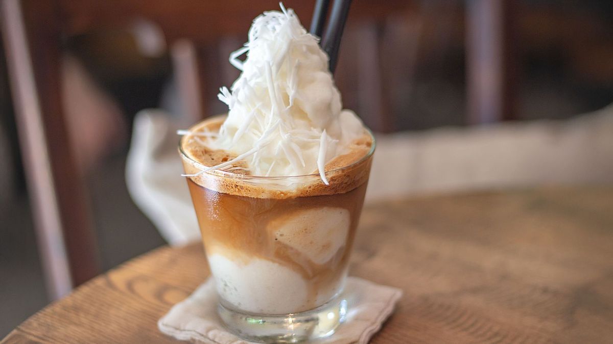 Vietnamese coconut coffee