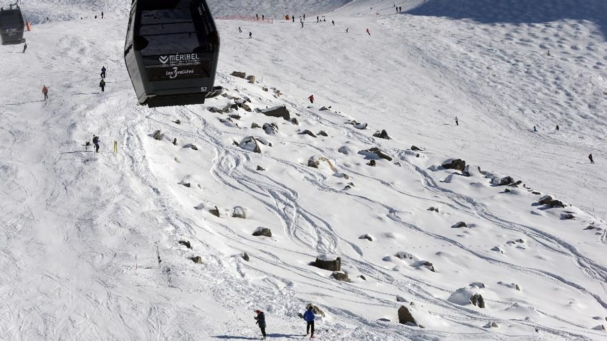 Das Skigebiet in Meribel