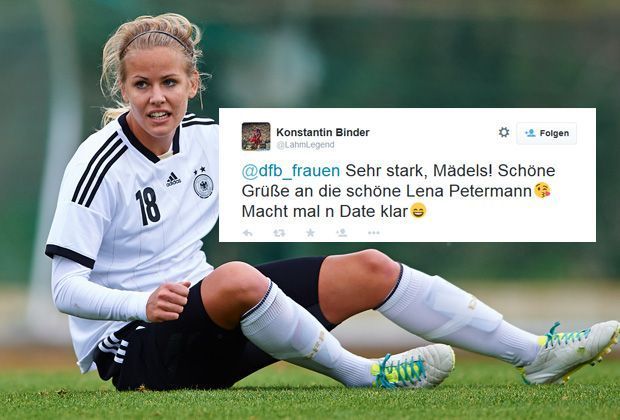 
                <strong>Lena Petermann</strong><br>
                Direkt an den DFB adressiert: eine Anfrage für Lena Petermann.
              
